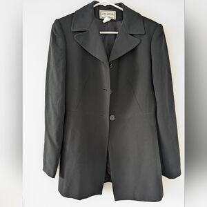Black size 4 blazer jacket